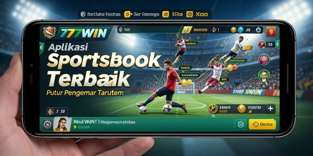 Screenshot gameplay utama 777WIN dengan tampilan sportsbook yang menarik.
