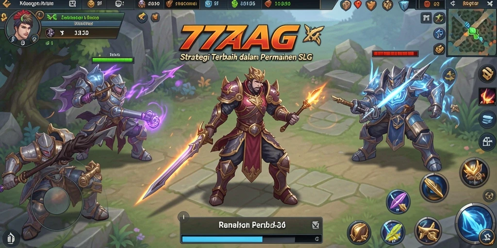 Screenshot gameplay 77AG yang menampilkan aksi SLG seru.
