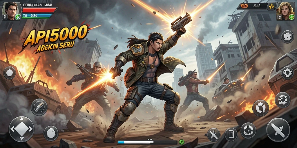 Tampilan gameplay seru dan mendebarkan dari API5000.