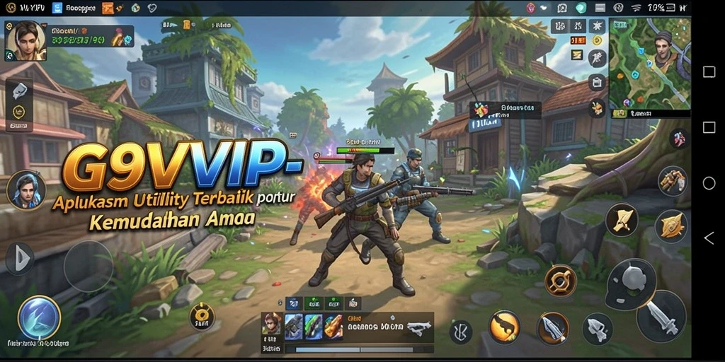 Screenshot G9VIP menampilkan antarmuka yang sederhana dan fungsional.