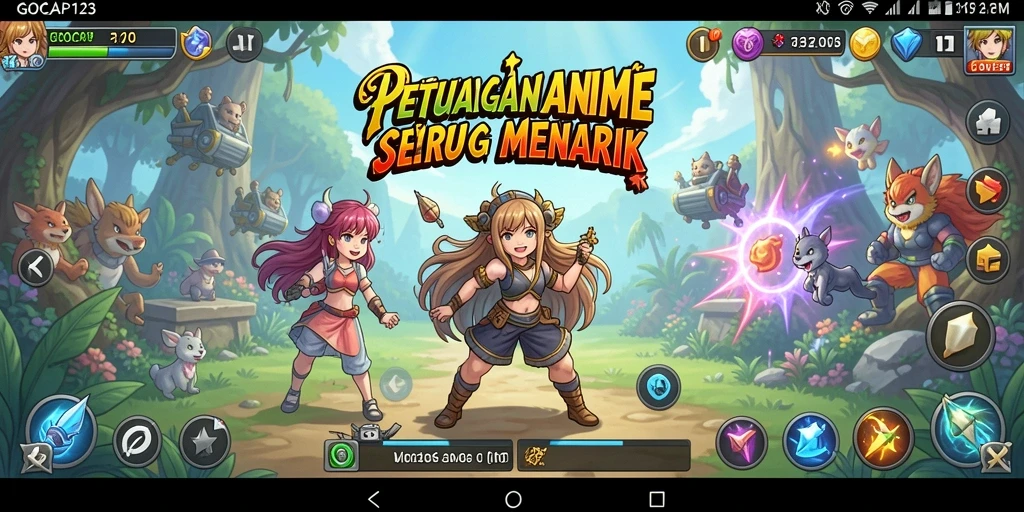 Tampilan gameplay GOCAP123 yang memukau dan penuh warna.
