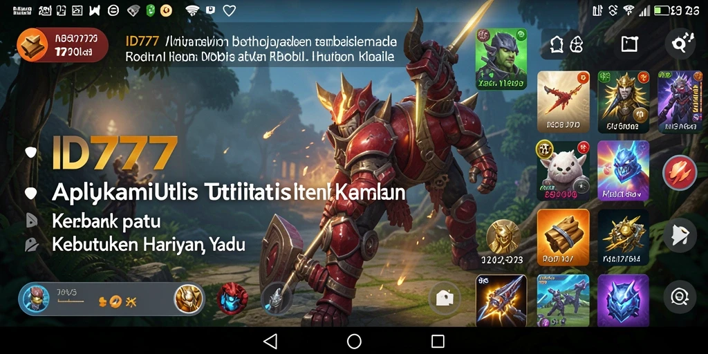 Screenshot ID777 menampilkan fungsionalitas aplikasi Utility yang luar biasa.