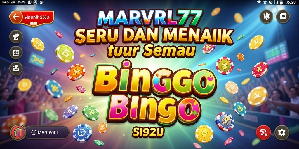 Tampilan layar permainan Bingo yang seru dan interaktif.