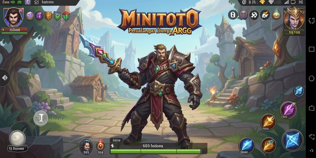 Tampilan gameplay MINITOTO yang menegangkan penuh aksi ARPG.