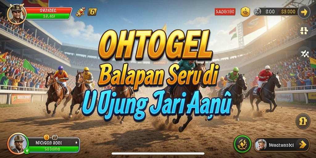 Tampilan gameplay seru di OHTOGEL dengan balapan mendebarkan.