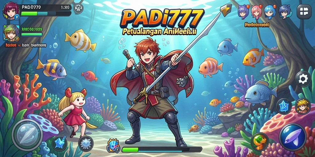 Tampilan menakjubkan dari gameplay PADI777 yang seru.