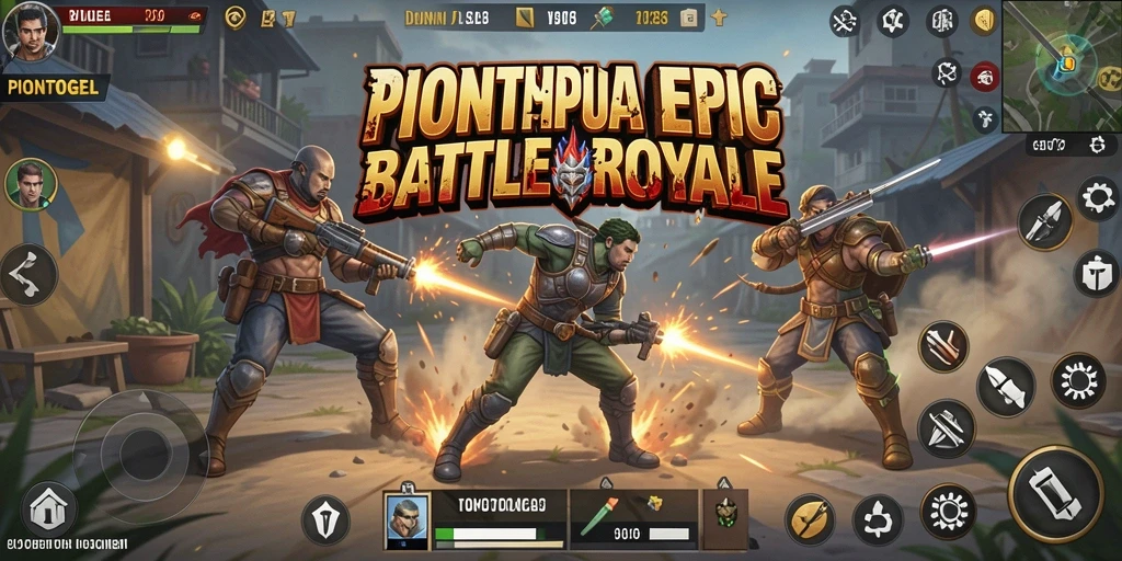 Gameplay mendebarkan di PIONTOGEL dengan aksi battle royale.